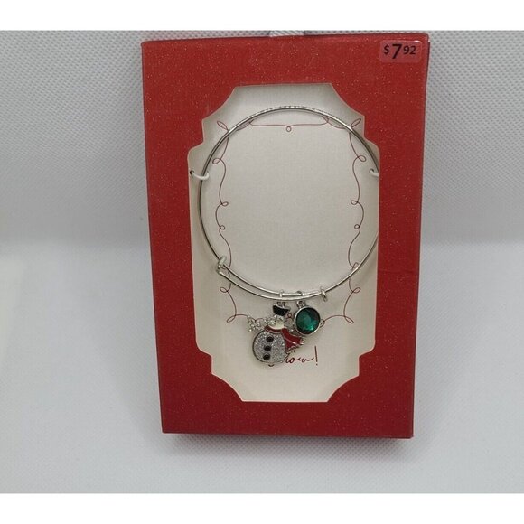 Holiday Time Christmas Fashion Jewelry Goldtone/Silvertone Bracelets Pins 12 Pcs - Picture 7 of 14